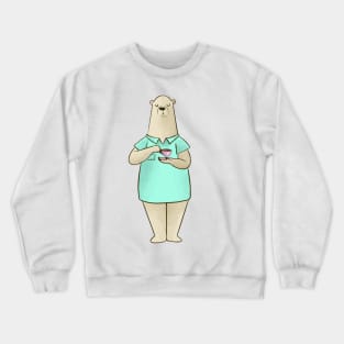 polar tea time Crewneck Sweatshirt